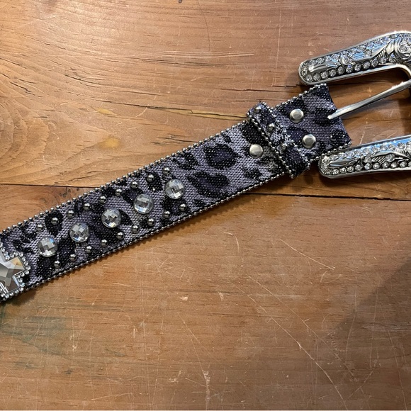 Glitter Cross Western Belt - Picture 1 of 2
